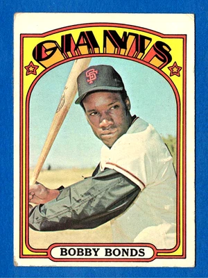 Tarjeta 1972 Topps #711 Bobby Bonds Gigantes de San Francisco número alto -- grado inferior Foto 1 de 2