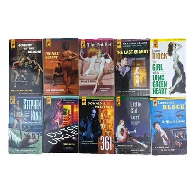 Hard Case Crime Paperback Book Lot Max Allan Collins Peter Pavia Richard Prather Foto 1 de 4