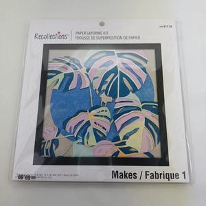 Recollections Paper Layering Kit For Paper Making Crafting PALM LEAVES FRONDS - Picture 1 of 4
