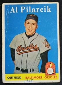 1958 Topps #259 Al Pilarcik Baltimore Orioles - PR - Picture 1 of 2
