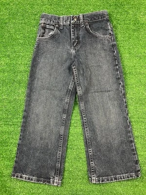 Jeans Wrangler Niños 6 REG Rectos Vaquero Western Denim Resistente Cintura Ajustable Foto 1 de 4