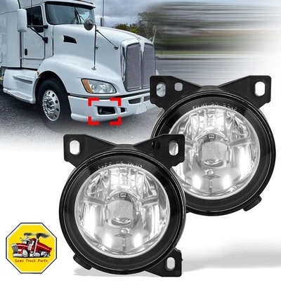 Lámpara antiniebla con par de bombillas para Kenworth T660 2008-2015 Peterbilt 579 lado derecho+derecho Foto 1 de 4