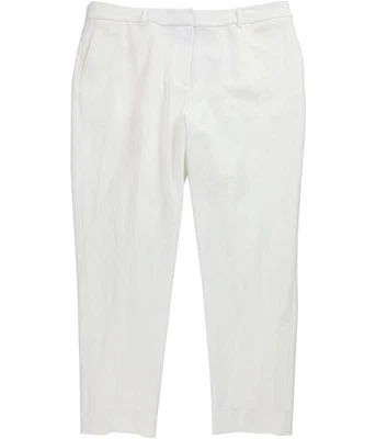 Pantalones de vestir lisos para mujer Tahari, marfil, 14 Foto 1 de 3