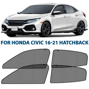 Car Shades for Side Windows Sunshade Protector for 16-21 Honda Civic Hatchback - Picture 1 of 7