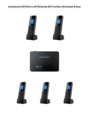 Grandstream DP750 & 5 x DP720 Bundle DECT Cordless Handset & Base-FREE SHIPPING