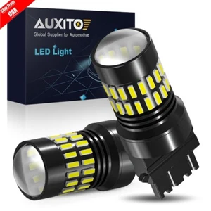 CANBUS 3157 3156 48-LED 6500K Reverse Backup Brake Tail Stop Parking Light Bulbs - Foto 1 di 21