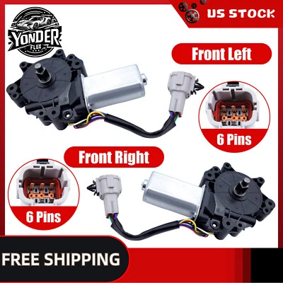 2x Power Window Lift Motor for Nissan Titan 04-19 Armada QX56 Front Left & Right — 第 1/4 张图片