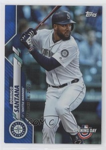 2020 Topps Opening Day Opening Day Edition Blue Foil /2020 Domingo Santana #8