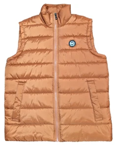 Michael Kors Puffer Vest Size Small Orange Spice - Picture 1 of 8