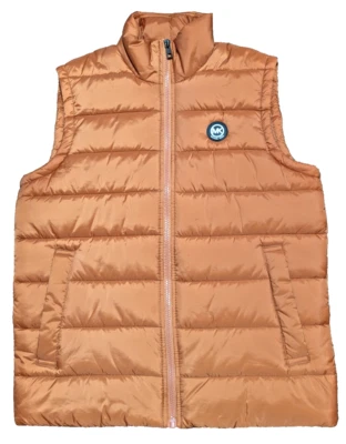 Michael Kors Puffer Vest Size Small Orange Spice - Image 1 of 4