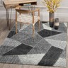 Tonle Urban Abstract Charcoal Grey Modern Floor Rug - 4 Sizes **FREE DELIVERY**