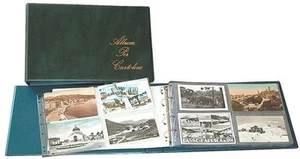 20 INSERTI PER RACCOGLITORE PER CARTOLINE MEDIO 4 TASCHE ORIZZONTALI - Picture 1 of 1