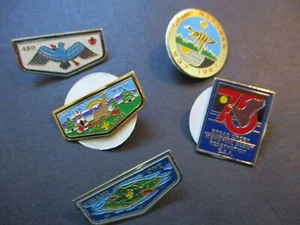 Lote de 5 prendedores de sombrero BSA Boy Scout #120 - Imagen 1 de 6