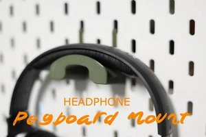 Ikea pegboard hook for Headphone mount IKEA pegboard orig. my3dbase - Bild 1 von 2