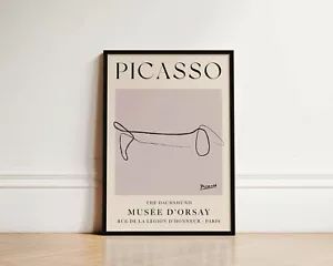 The Dog Pablo Picasso Print Animal Wall Art Pet Line Drawing Poster Artwork Gift - Picture 1 of 42