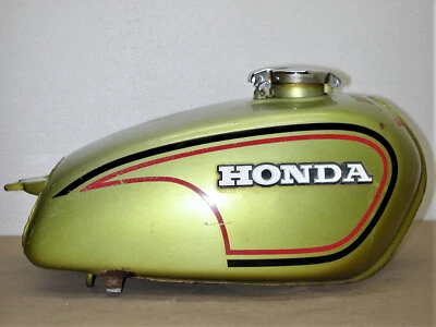 Vintage Honda CL350 K4 Scrambler 1972-73 OEM Motorcycle Fuel Gas Tank Foto 1 de 4