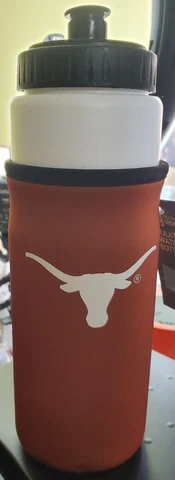 IPG Texas Longhorns 8.5" Insulated Water Bottle with Washable Sleeve Cover