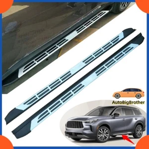 Fits Infiniti QX60 2022 2023 Running Boards Side Steps Nerf Bar Protector Pedal - Picture 1 of 15