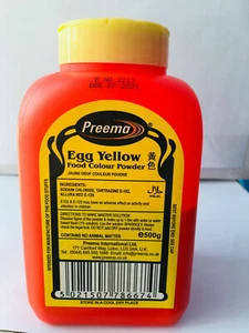 Vegan EGG YELLOW Food Colouring Powder Cake Colour Cake Food Color 500G TUB - Picture 1 of 3
