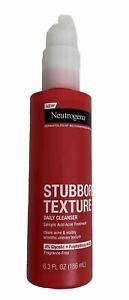 Neutrogena Stubborn Texture Acne Daily Cleanser 4% Glycolic, 6.3 fl oz Exp 2025