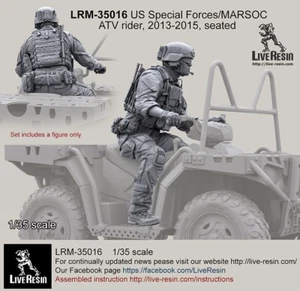 Resina viva LR-M35016 1/35 Fuerzas Especiales de Estados Unidos/Jinete MARSOC - Imagen 1 de 2