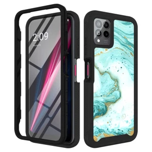 Funda protectora de pantalla incorporada de cuerpo completo para T-Mobile Revvl 6X/6X Pro 5G - Imagen 1 de 23