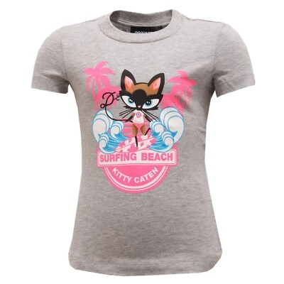 4022T maglia   bimba DSQUARED2 grigio multicolor t-shirt kid - Bild 1 von 4