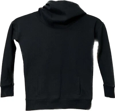 Zyia Active Oh So Soft Hoodie Womans Size XS Black Cowl Neck Sweatshirt - Image 1 of 4