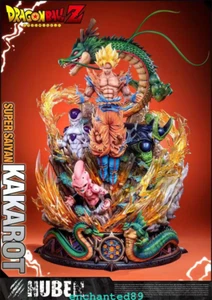 DBZ Goku, Buu, Cell, and Frieza Anime Action Figure PVC Resin Statue Gift Toy - Picture 1 of 5