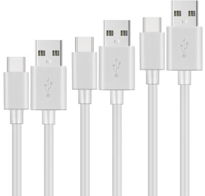 USB C CABLE TYPE C to A FAST CHARGING DATA SYNC CHARGER CORD 0.8FT 3FT 6FT - Image 1 of 3