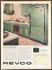 1962 Revco Bilt-In Refrigeration Print Ad Great 60s Kitchen Decor Image