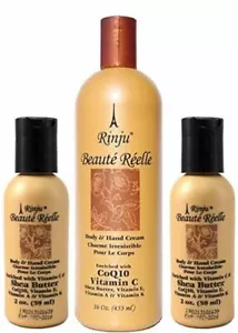 2 botellas de loción corporal y para manos Rinju Beaute Reelle 1X 16 oz y 2X 2 oz (tamaño bolso) - Imagen 1 de 7