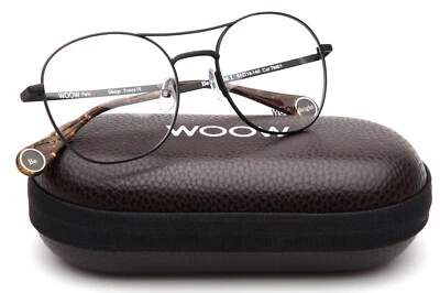 NEW WOOW Be Bright 1 Col TM01 Matt Black EYEGLASSES 51-18-140 B48mm - Image 1 of 4