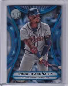 2025 Topps Tribute - Ronald Acuña Jr. #76 Blue /150 - Picture 1 of 2