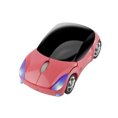 Small Cool Sports Car Shaped Wireless Mouse Portable Optical Mini Cordless Mi... - Image 1 of 4