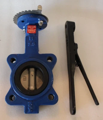Red White 938MESL-2.5 - 2-1/2" 4-Bolt Lug Patt. SS316 Disc, EPDM Butterfly Valve - Image 1 of 4