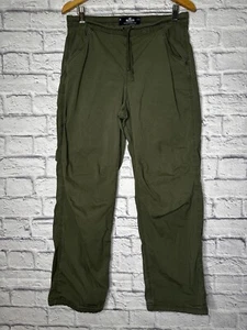 Hollister Ultra High Rise Baggy Hose Grün Damen Größe M Baumwollmischung - Bild 1 von 8