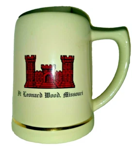 FT Leonard Wood Missouri Essayons Beer Stein Rare Collectible Nice! - Picture 1 of 6