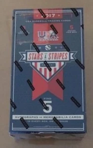 2017 Factory Sealed Panini Stars & Stripes Baseball Hobby Box - Picture 1 of 2