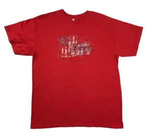 Alstyle Route 66 Grafik T-Shirt Herren L rot Straßenschild Grafik - Bild 1 von 7