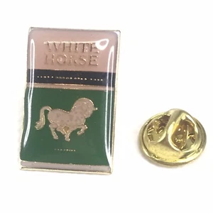 White Horse Zigarettenschachtel 1" Vintage Anstecknadel Pinback Buttons - Bild 1 von 3