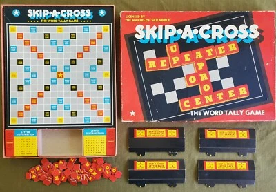 1953 Skip-A-Cross, Licenced By Scrabble Word Tally Game Vintage - Image 1 of 4