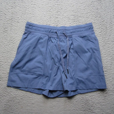 Lululemon Dance Studio Shorts Women 4 Blue Performance Running Yoga - image 1 of 4