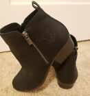 Lucky Brand Brona Ankle Boots Girls Size 3, Womens Size 5 EEUC