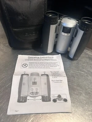 Meade Capture View 8x22 Integrated Digital Camera Binoculars - Image 1 of 2