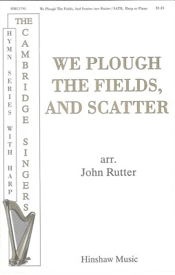 We Plough The Fields And Scatter Partituras SATB Coro Arpa Piano John Rutter Foto 1 de 3