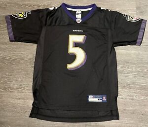 JOE FLACCO Baltimore Ravens NFL Reebok Jersey Size Youth Large (14-16)