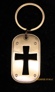CHRISTIAN IXOYE CROSS KEY CHAIN RING JESUS PIN UP GOD ANGELS CRUCIFIX GREAT GIFT - Picture 1 of 1