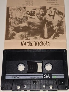 V & THE VIDIOTS DEMO TAPE CASSETTE ROCK INDIE FOLK AVANT PROMO FUNK ART 45 lp 7" - Picture 1 of 16
