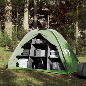  Tienda de almacenamiento 9 compartimentos verde impermeable - Imagen 1 de 12